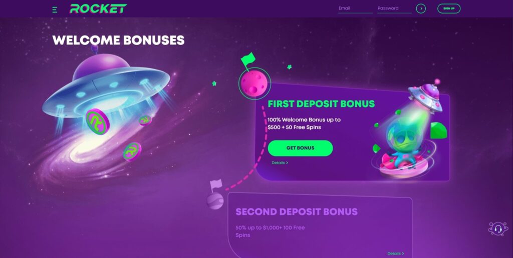 Casino Rocket No Deposit Bonus