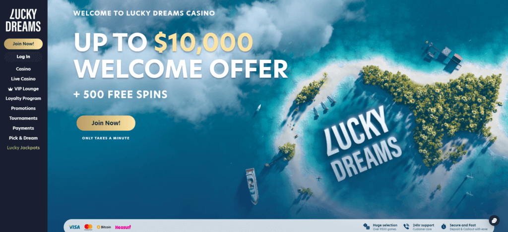 Lucky Dreams Online Casino AUD