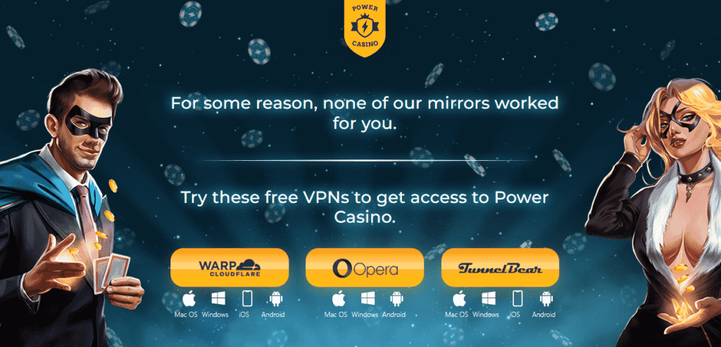 power casino screenshot